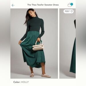 Anthropologie Thea Twofer dress - Holly